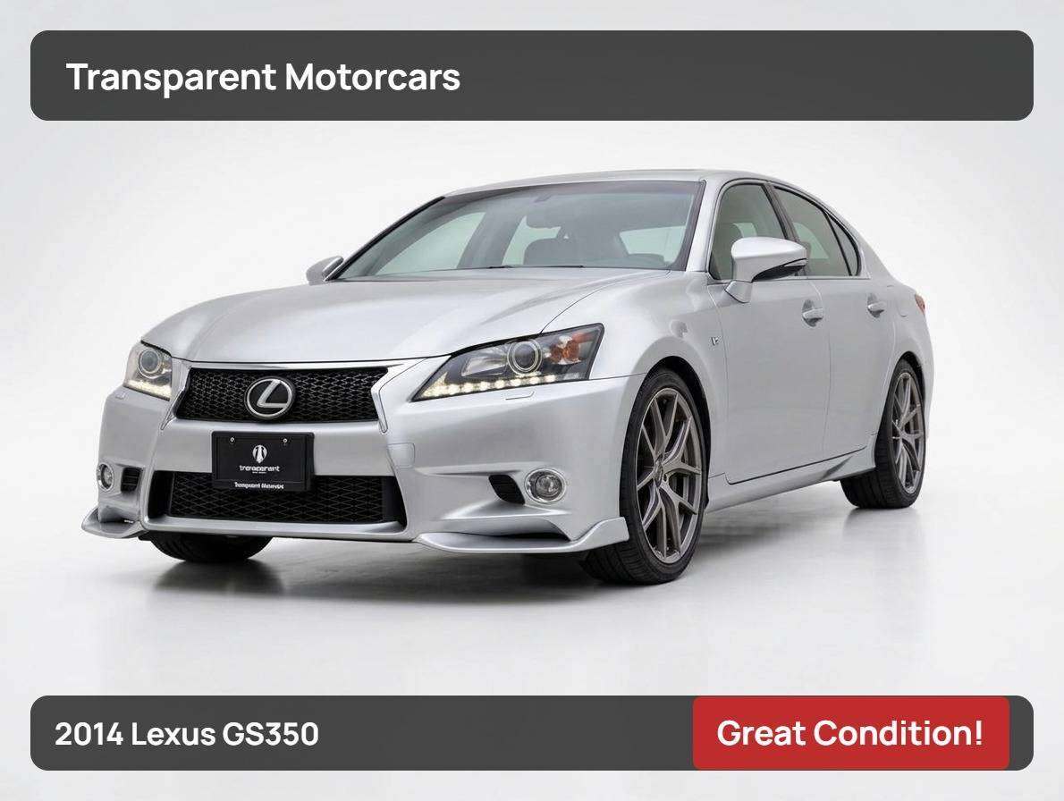 2014 Lexus GS Great Condition/AWD/Technology Package/HUD