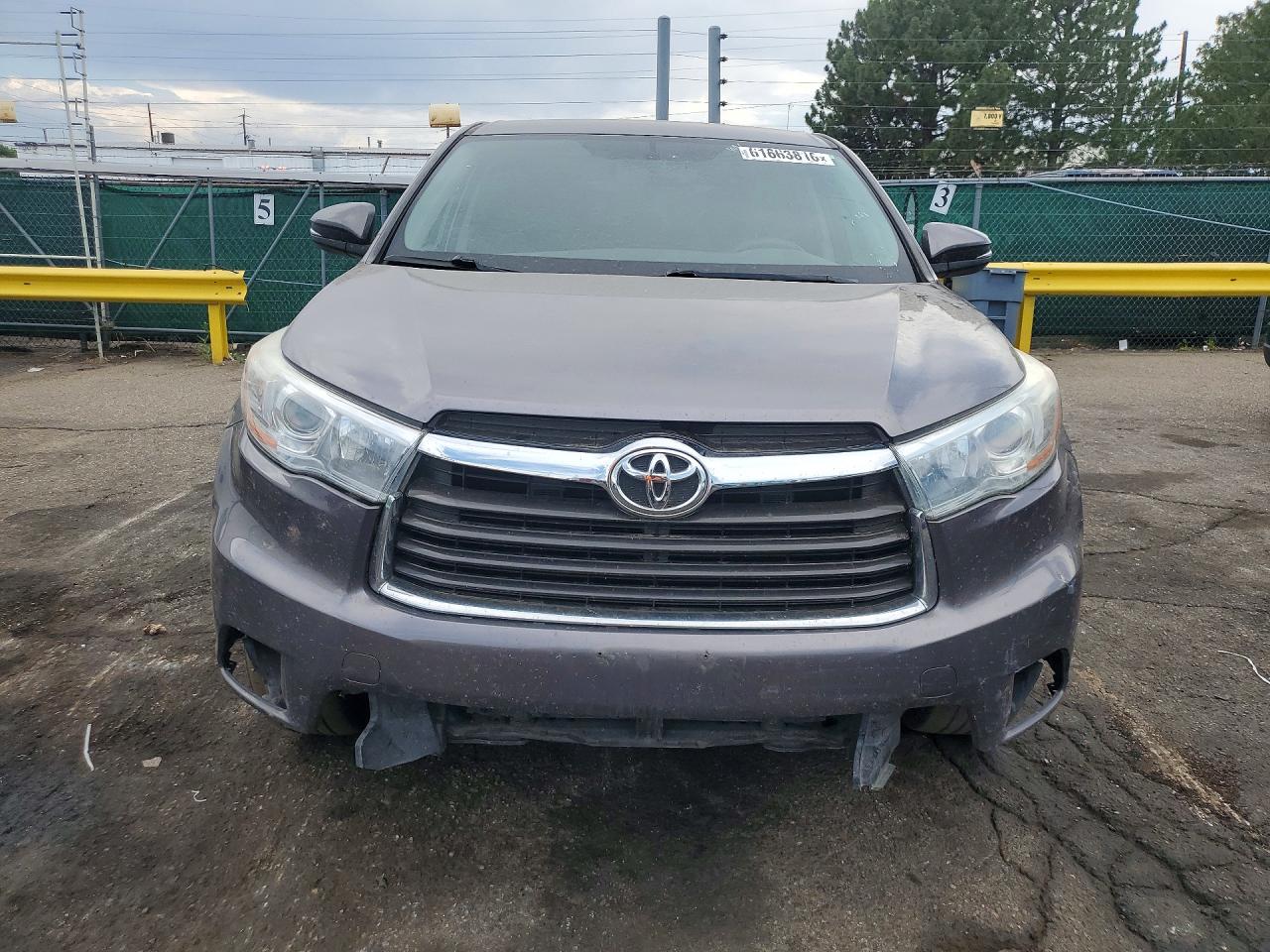 2016 TOYOTA HIGHLANDER LE — снимка 5