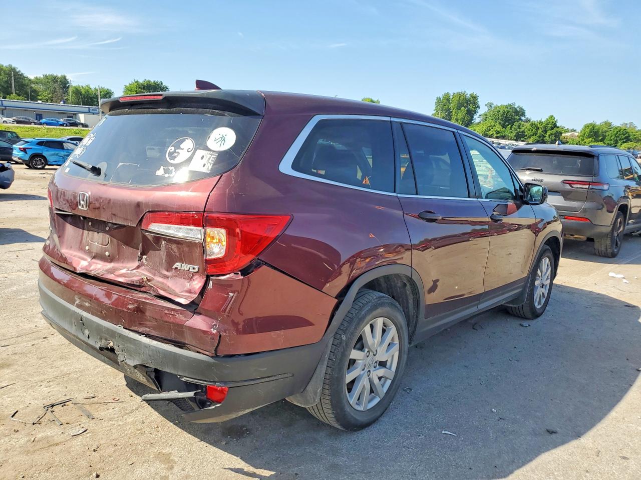 2019 HONDA PILOT LX — снимка 3