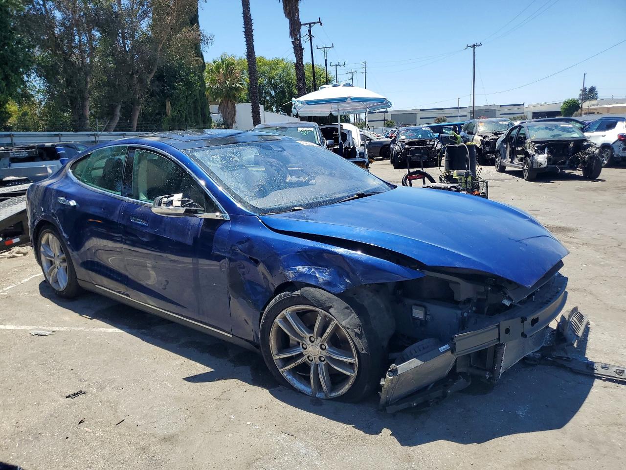 2015 TESLA MODEL S — снимка 4