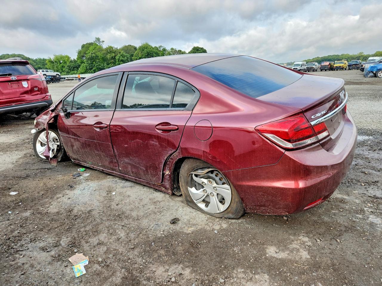 2015 HONDA CIVIC LX — снимка 2