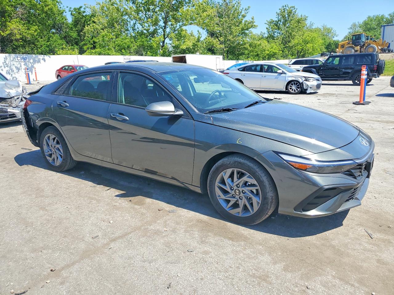 2025 HYUNDAI ELANTRA HYBRID BLUE — снимка 4