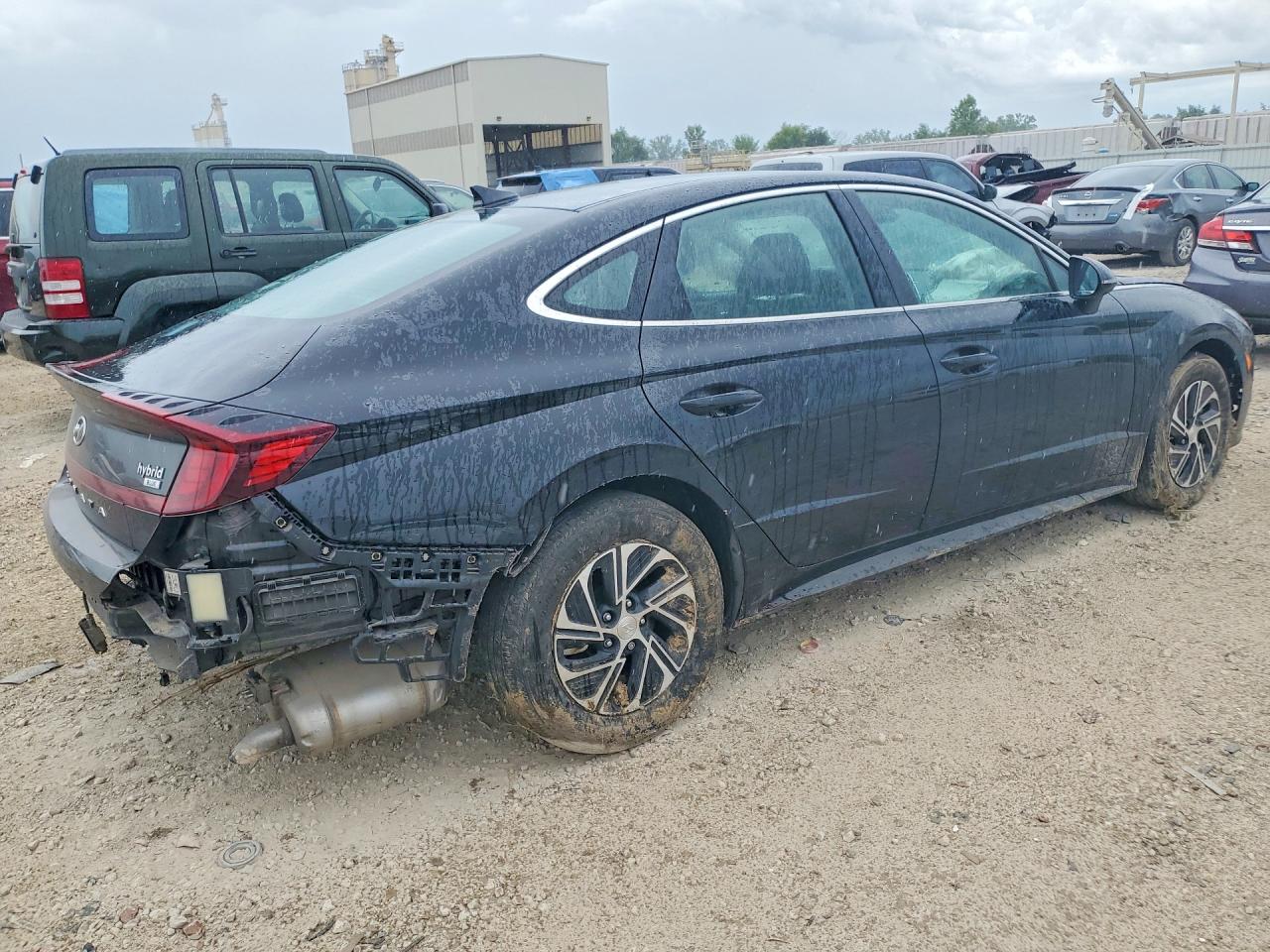 2023 HYUNDAI SONATA HYBRID BLUE — снимка 3