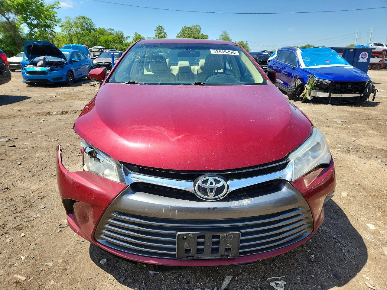 2017 TOYOTA CAMRY LE — снимка 5