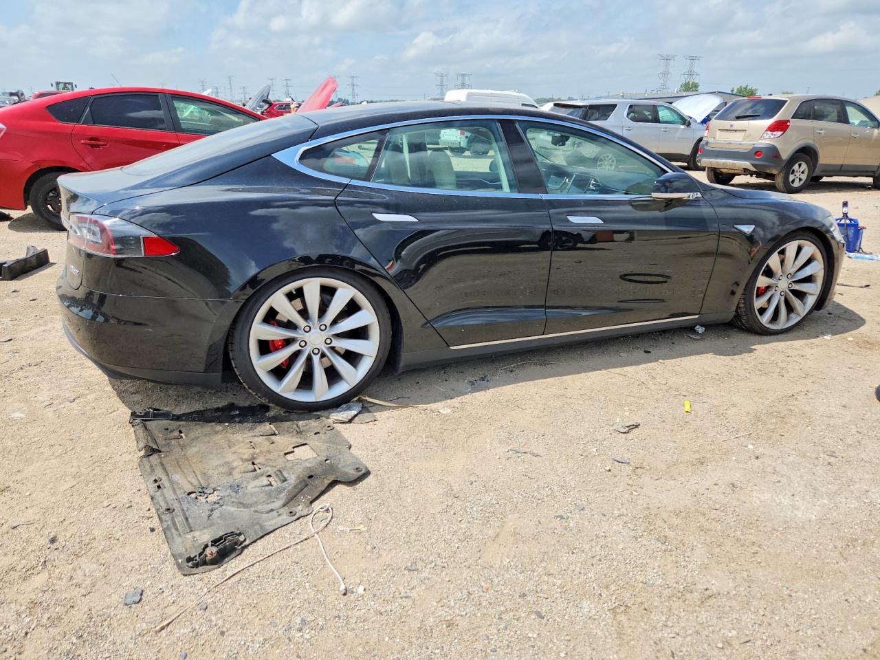 2014 TESLA MODEL S — снимка 3