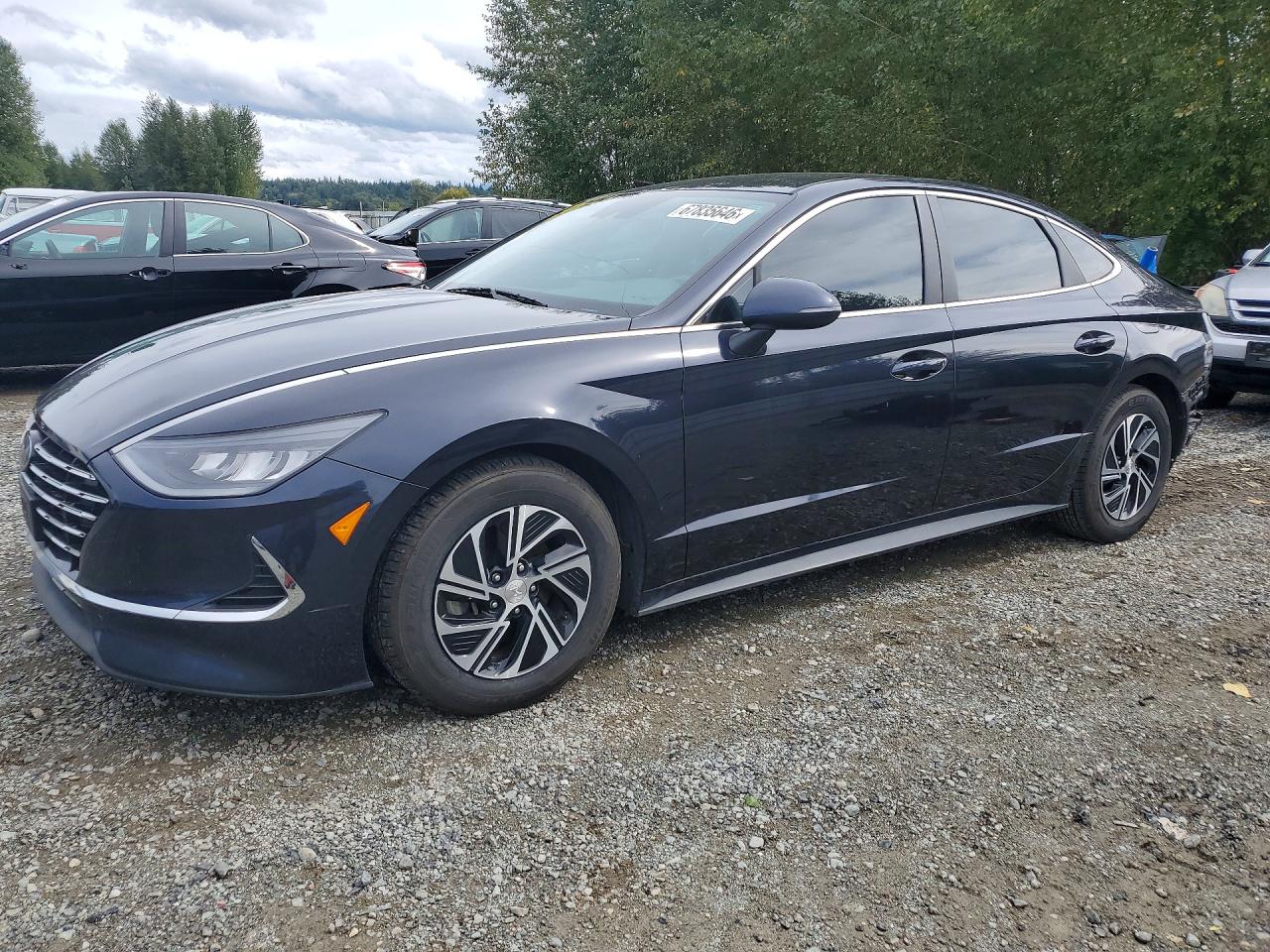 2022 HYUNDAI SONATA HYBRID BLUE