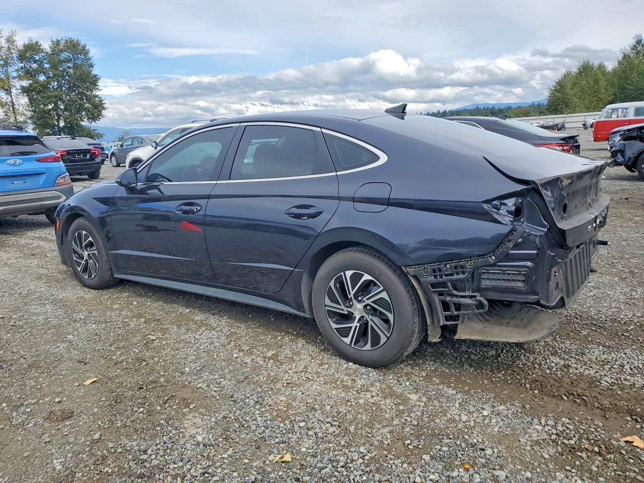2022 HYUNDAI SONATA HYBRID BLUE — снимка 2