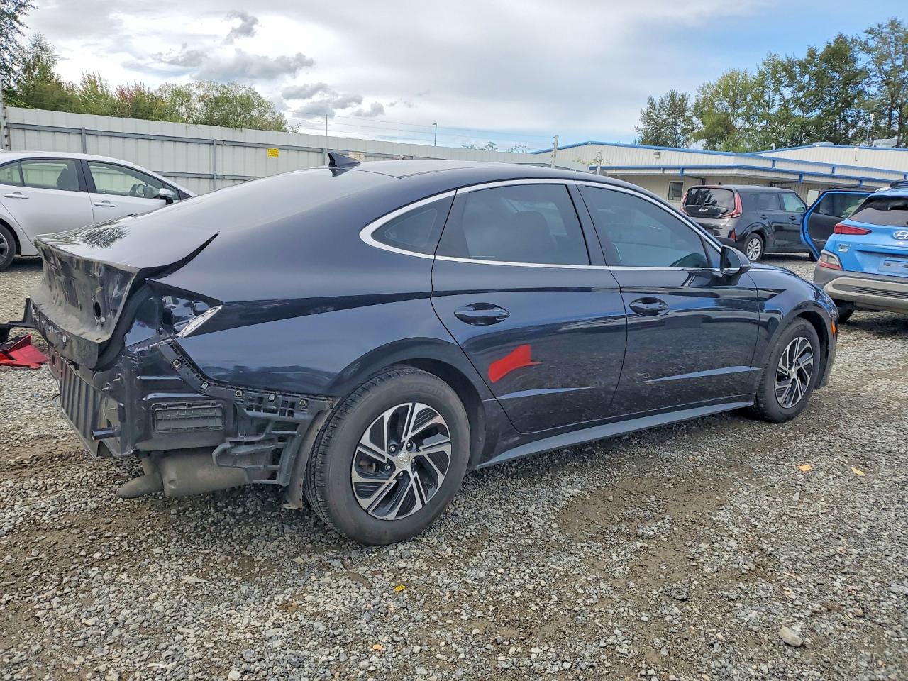 2022 HYUNDAI SONATA HYBRID BLUE — снимка 3