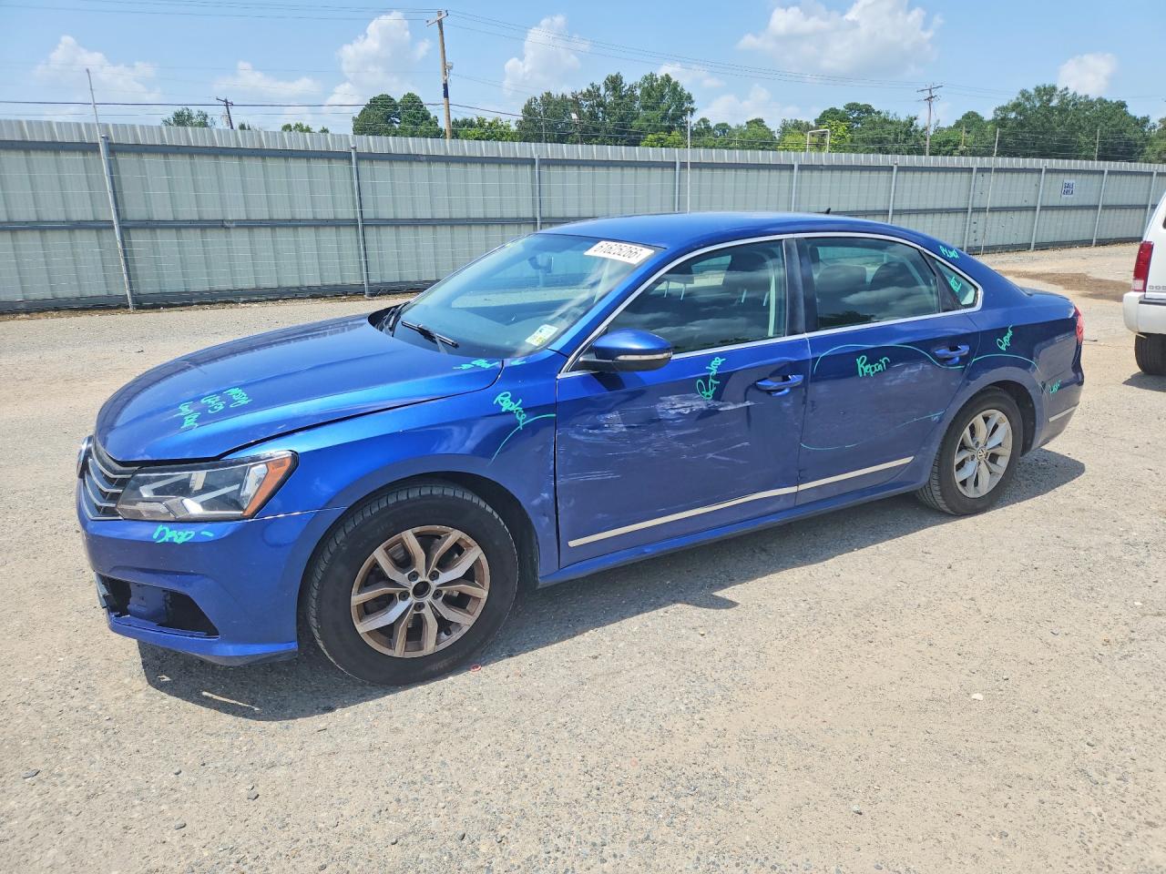 2016 VOLKSWAGEN PASSAT S
