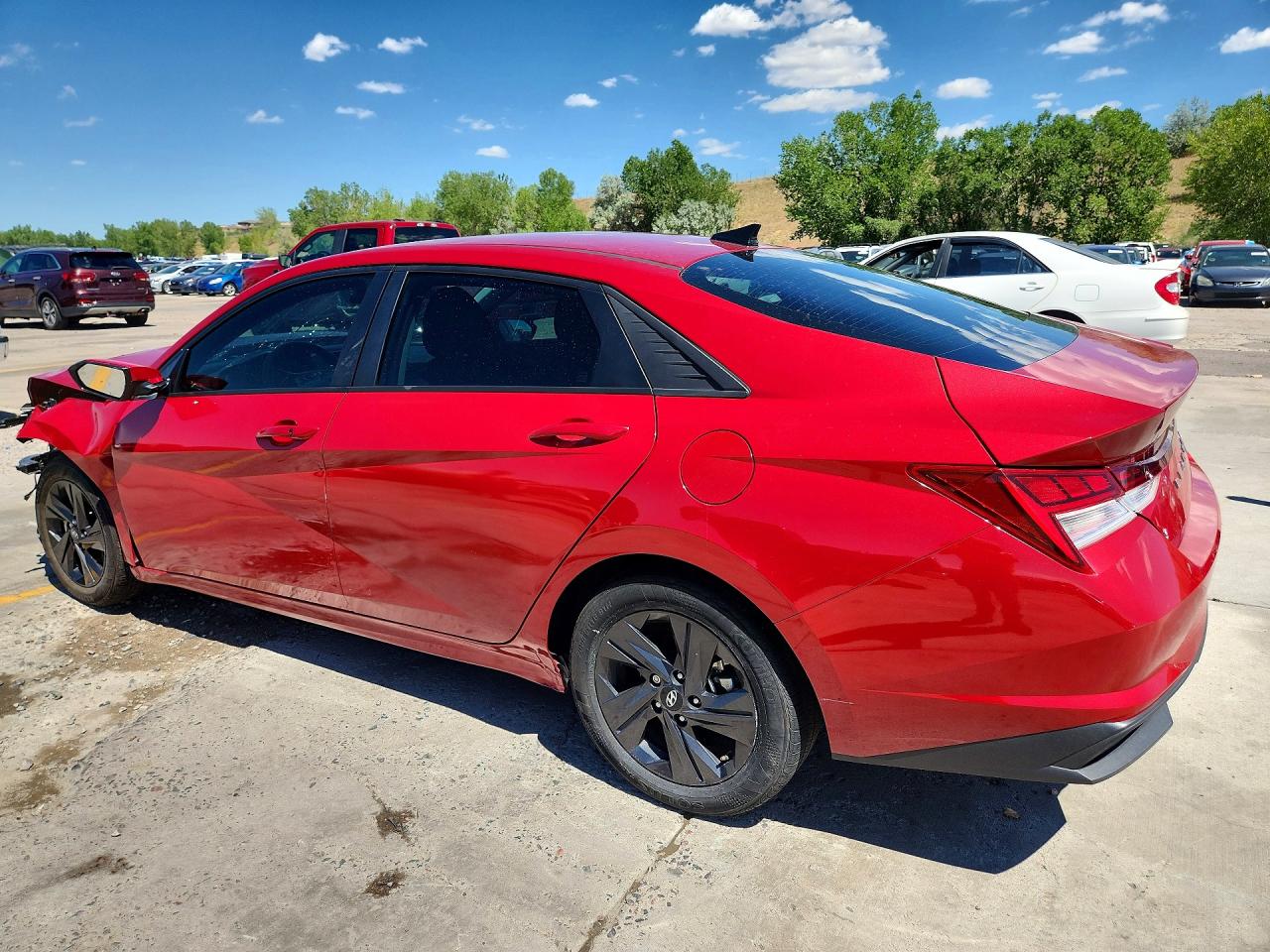 2022 HYUNDAI ELANTRA BLUE — снимка 2