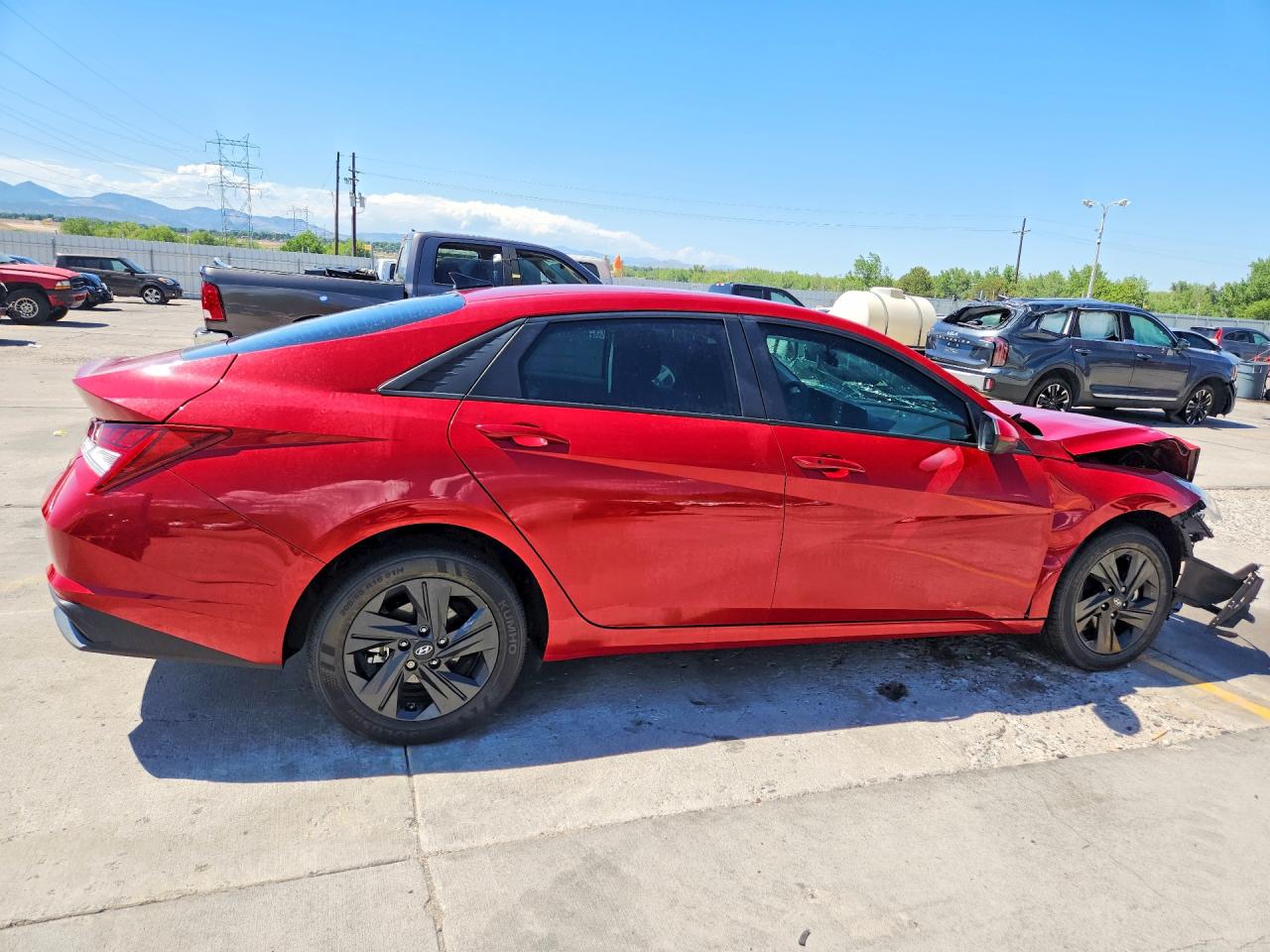 2022 HYUNDAI ELANTRA BLUE — снимка 3