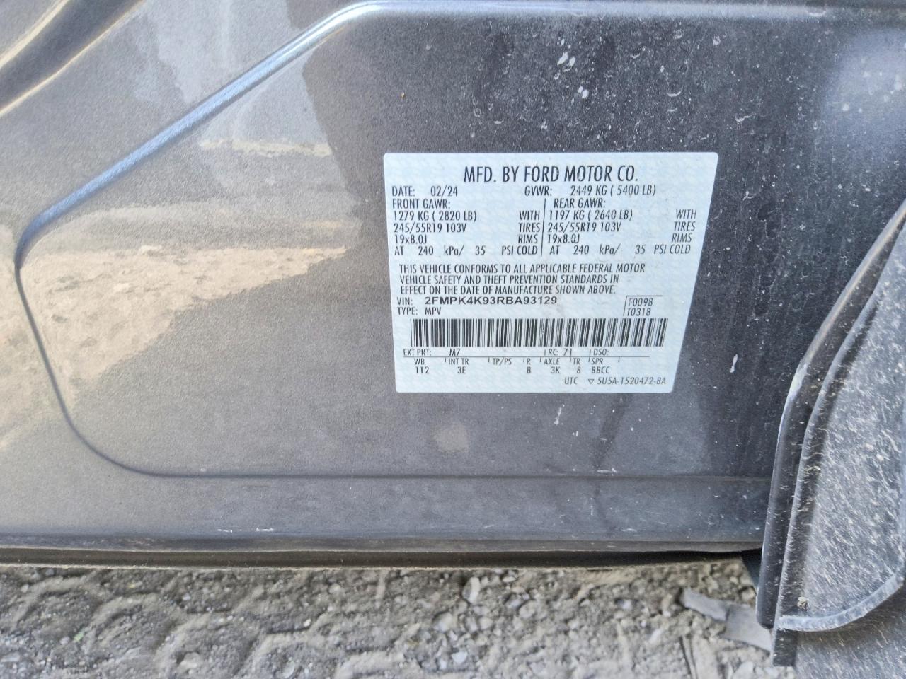 2024 FORD EDGE TITANIUM — снимка 5