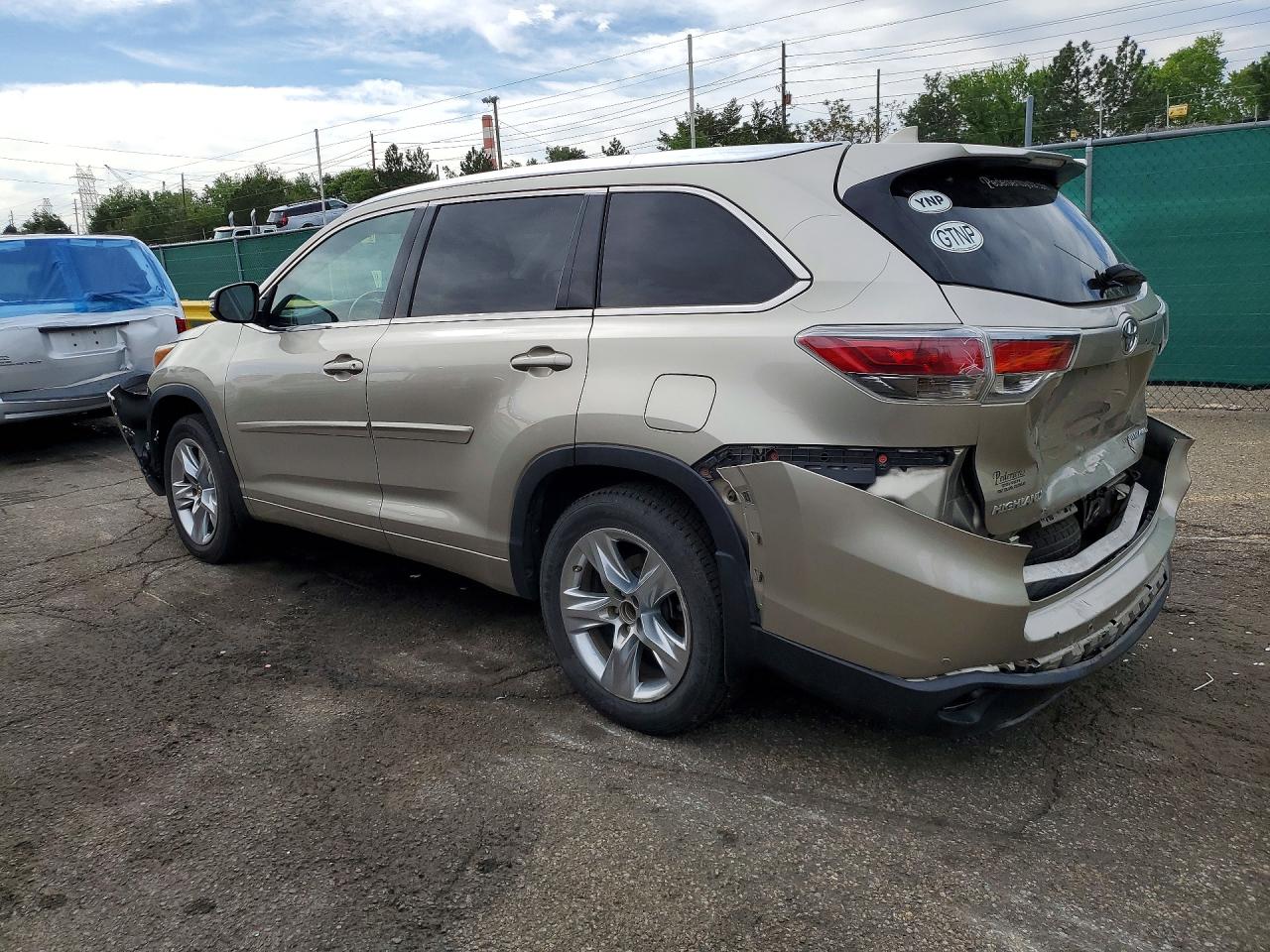 2015 TOYOTA HIGHLANDER LIMITED — снимка 2