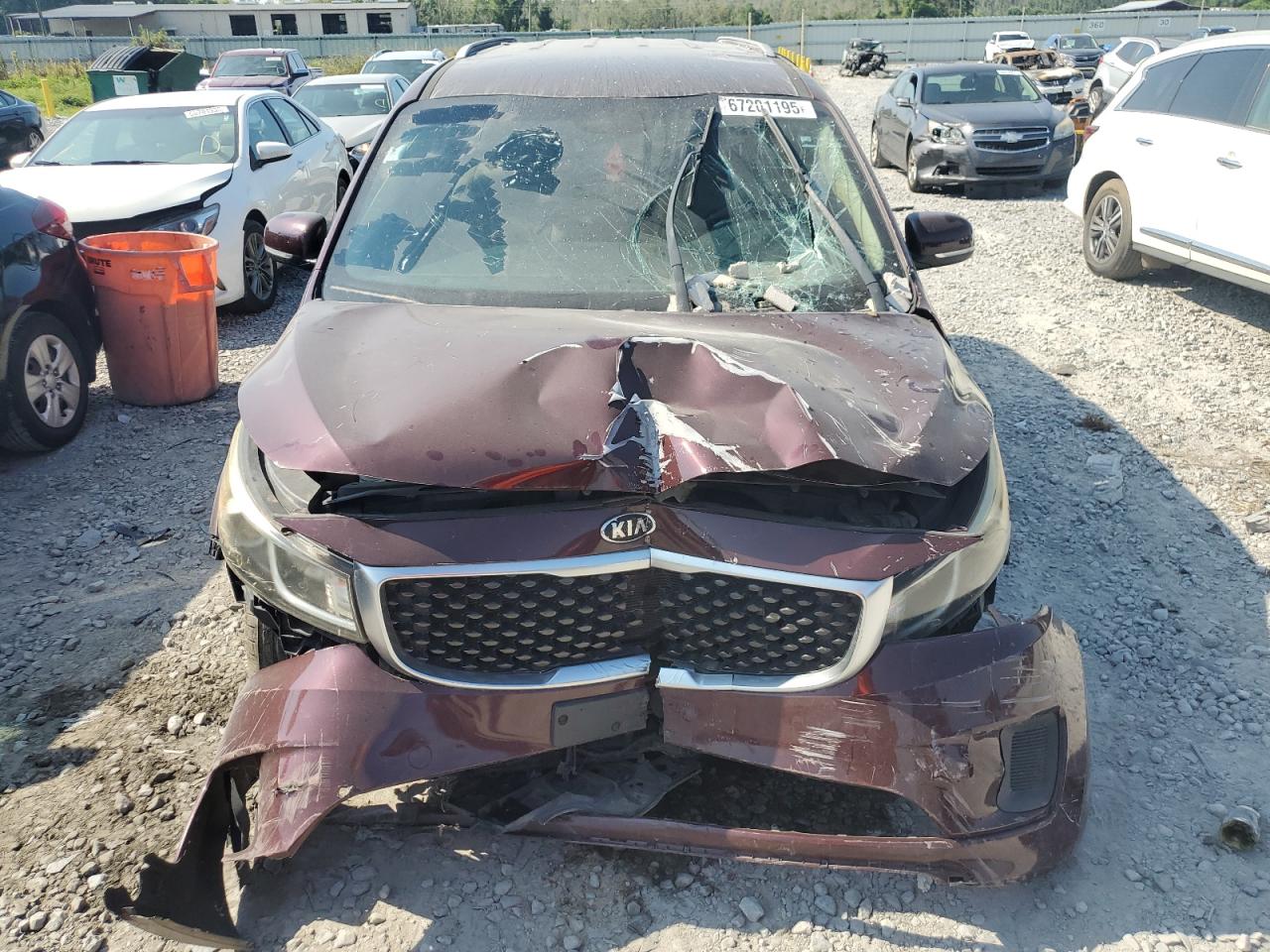 2015 KIA SEDONA LX — снимка 5