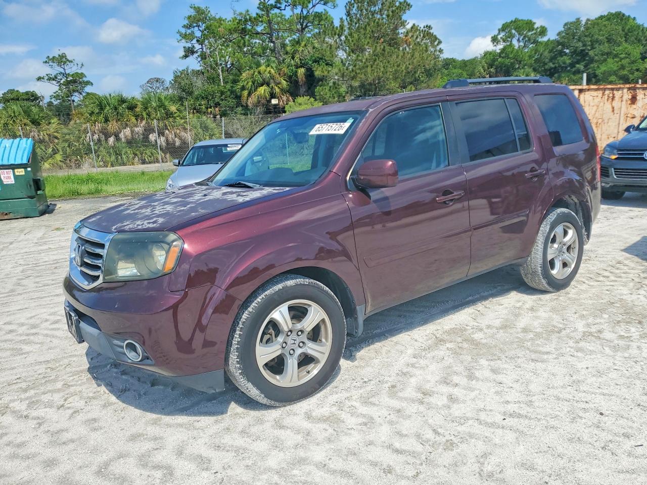 2015 HONDA PILOT EXLN