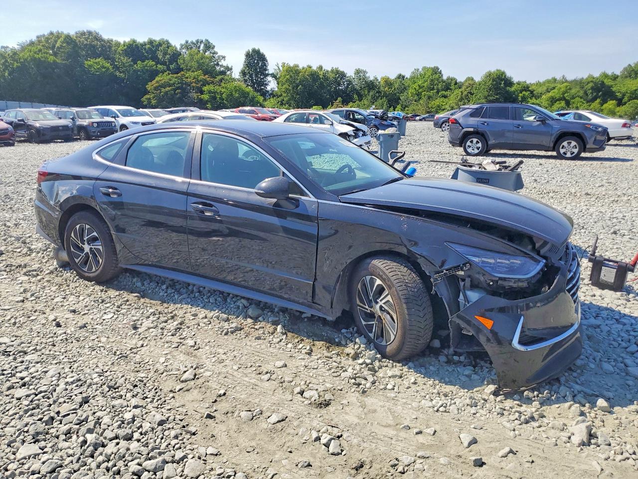 2023 HYUNDAI SONATA HYBRID BLUE — снимка 4