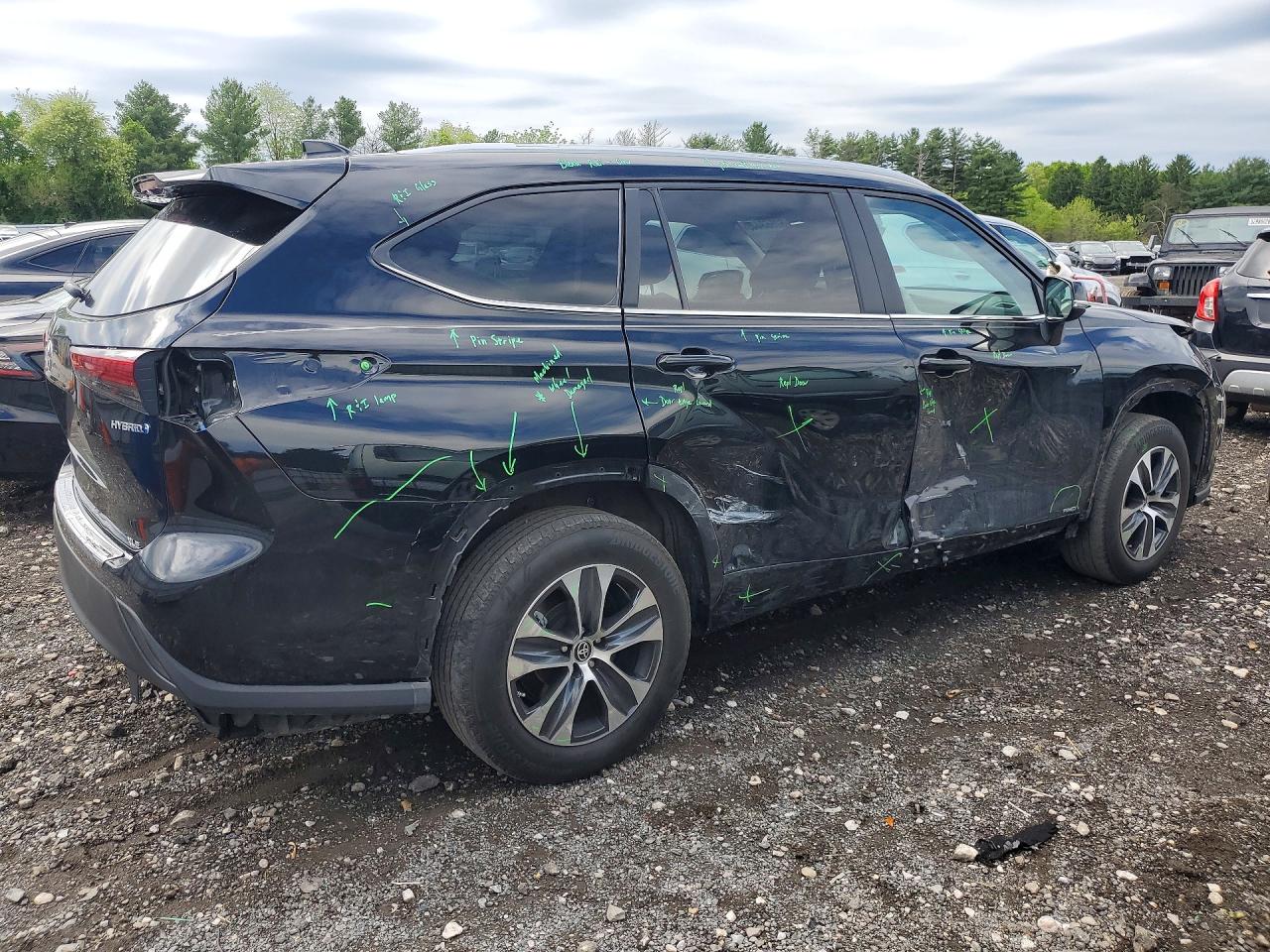 2023 TOYOTA HIGHLANDER HYBRID XLE — снимка 3