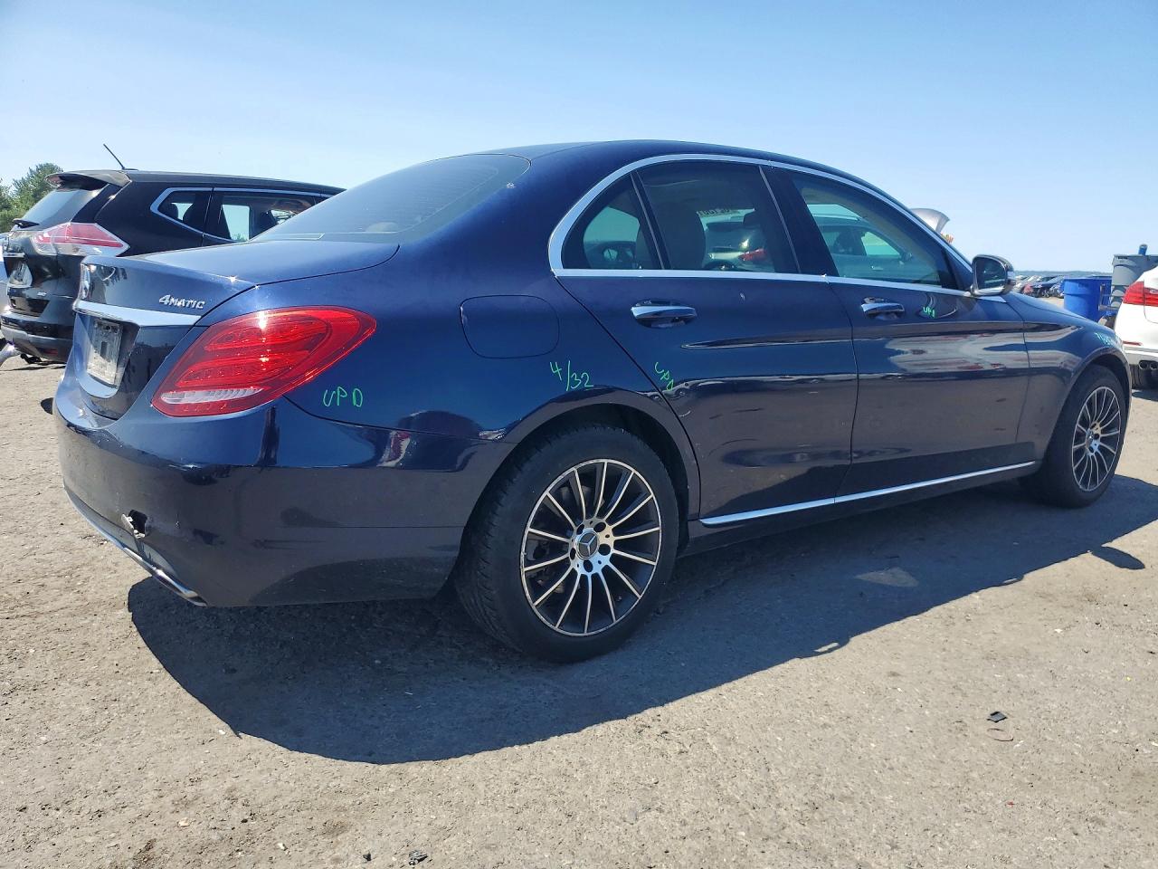 2015 MERCEDES-BENZ C 300 4MATIC — снимка 3
