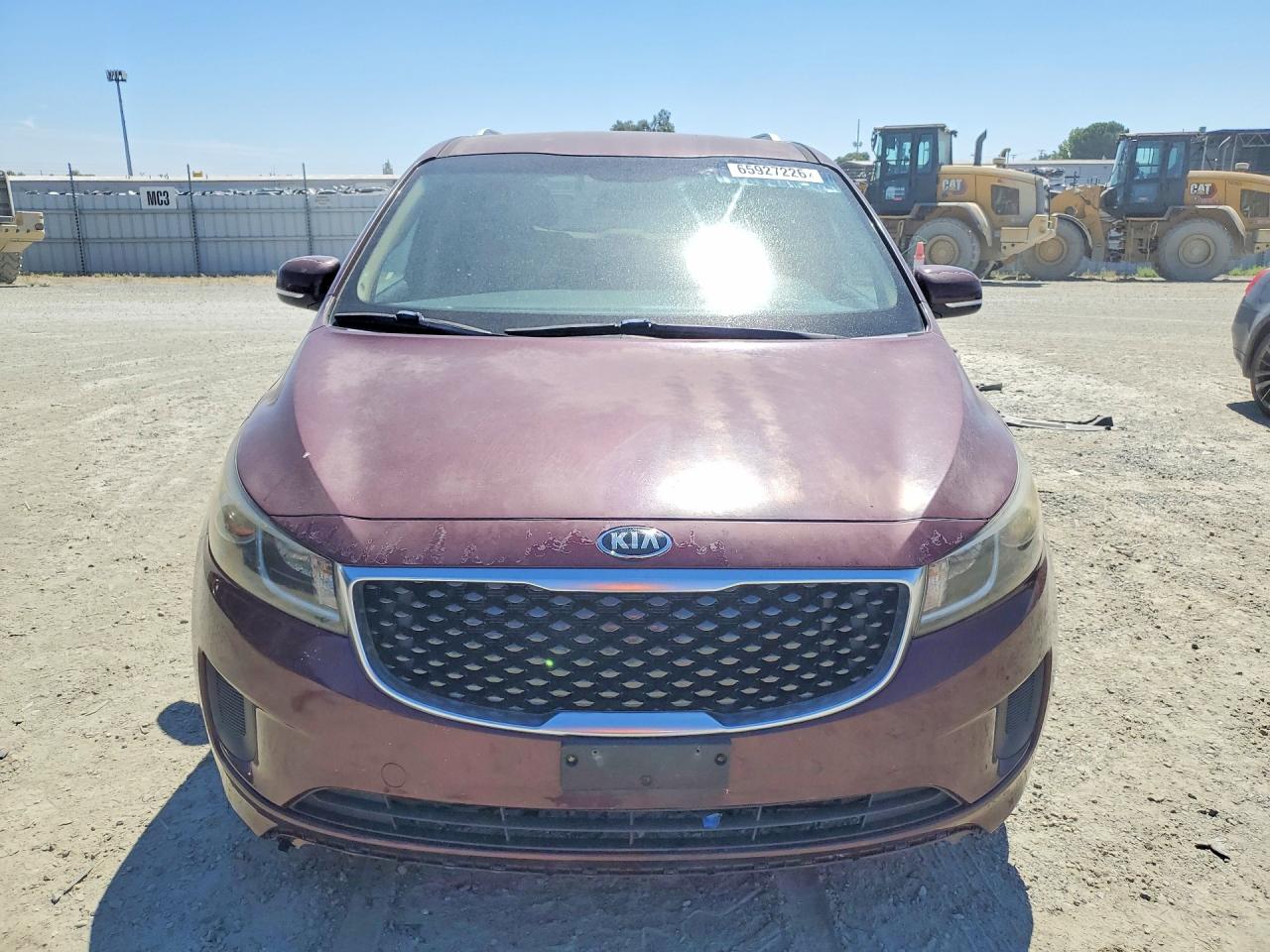 2016 KIA SEDONA LX — снимка 5