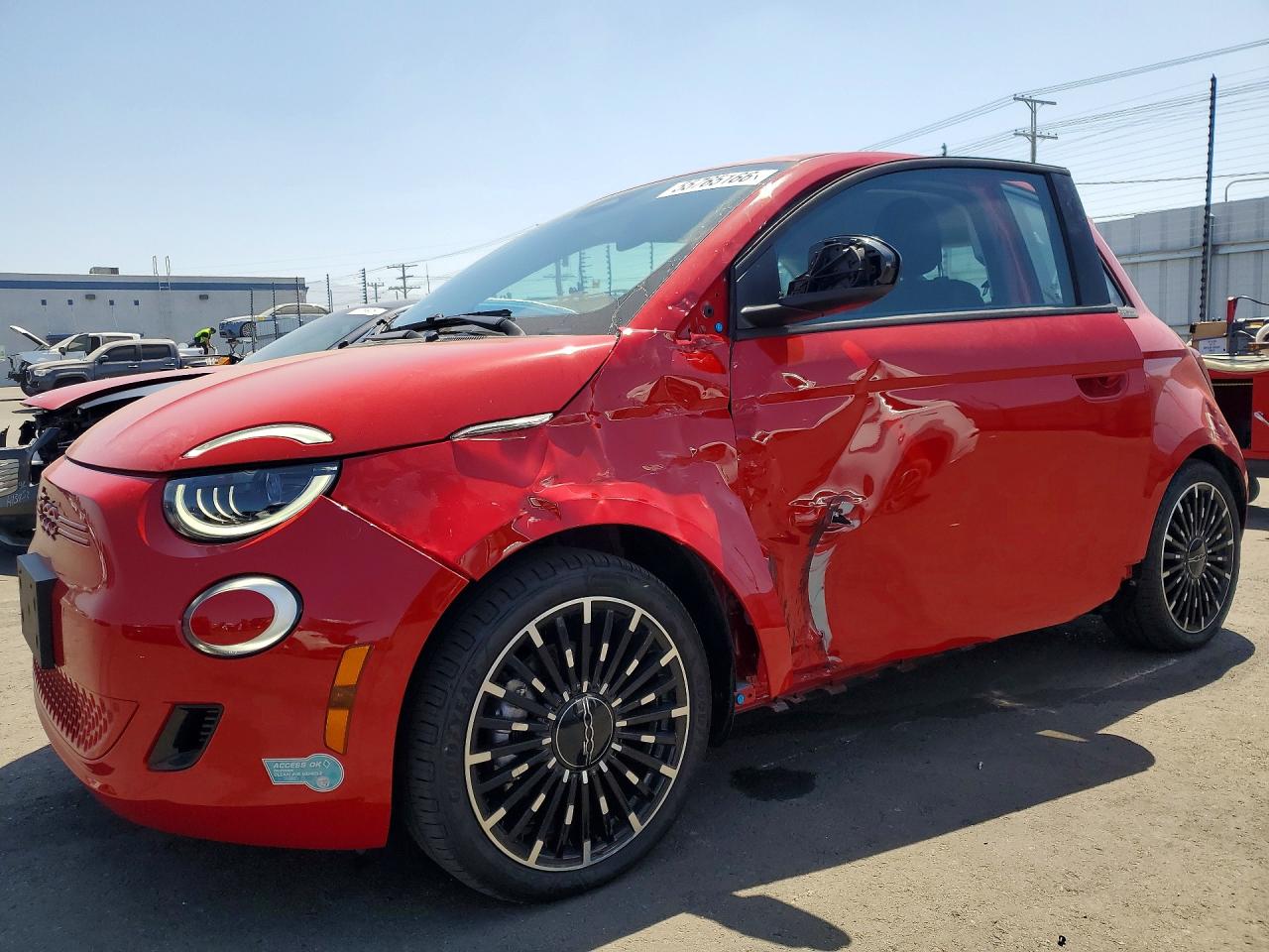 2024 FIAT 500 E RED