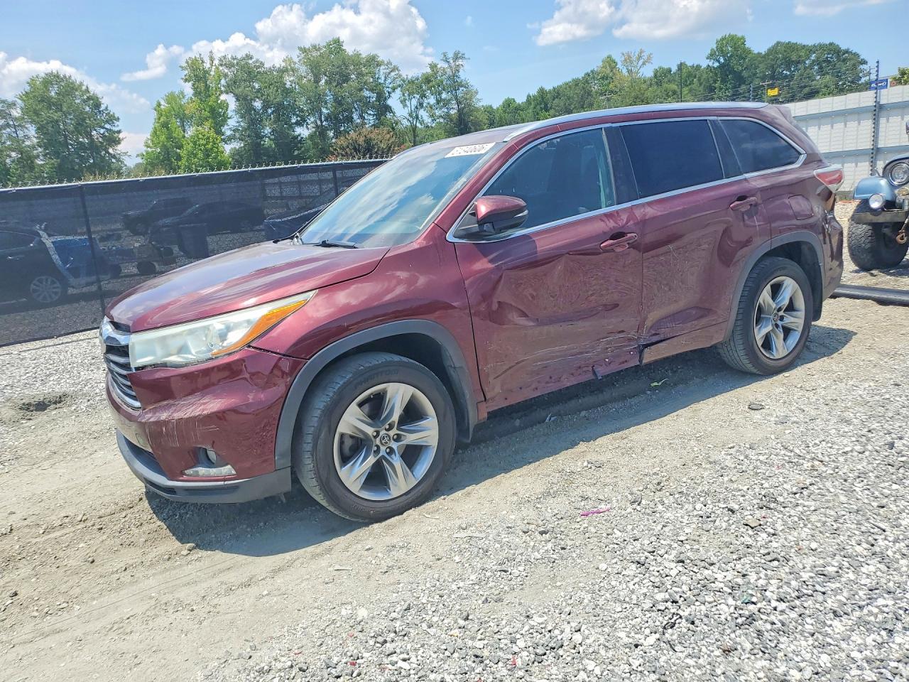 2016 TOYOTA HIGHLANDER LIMITED PLATINUM