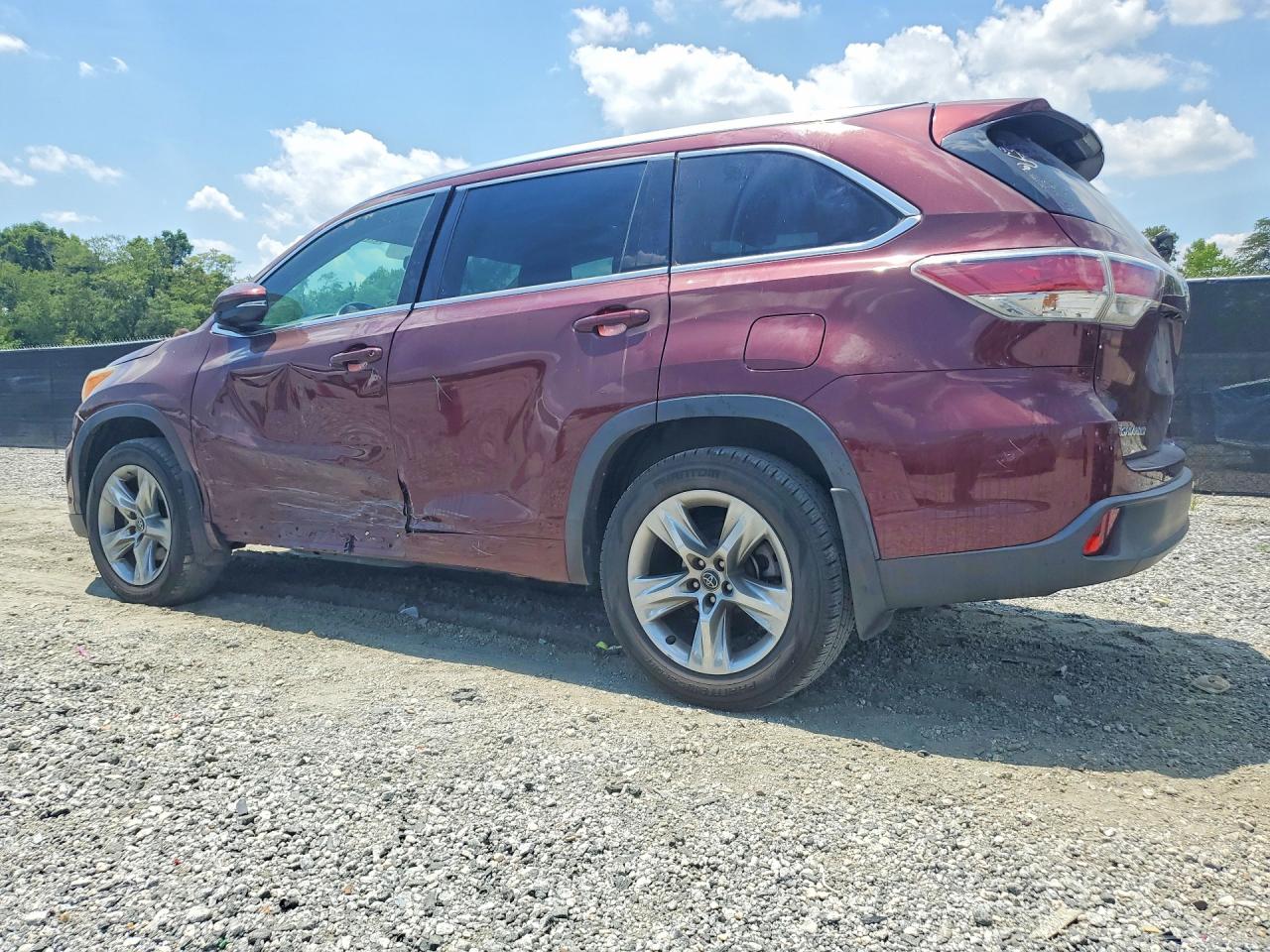 2016 TOYOTA HIGHLANDER LIMITED PLATINUM — снимка 2