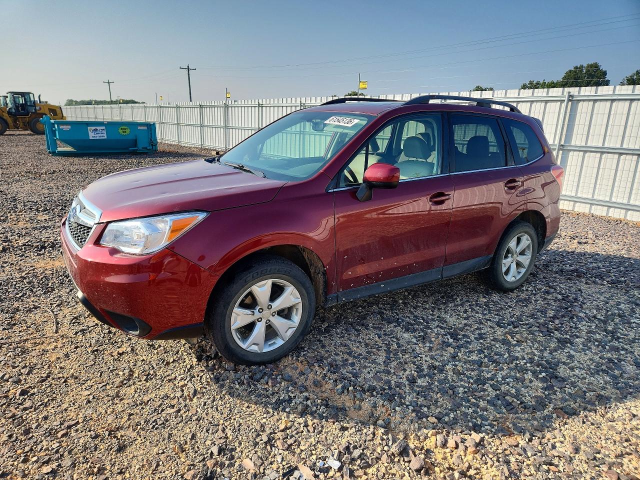 2016 SUBARU FORESTER 2.5I LIMITED