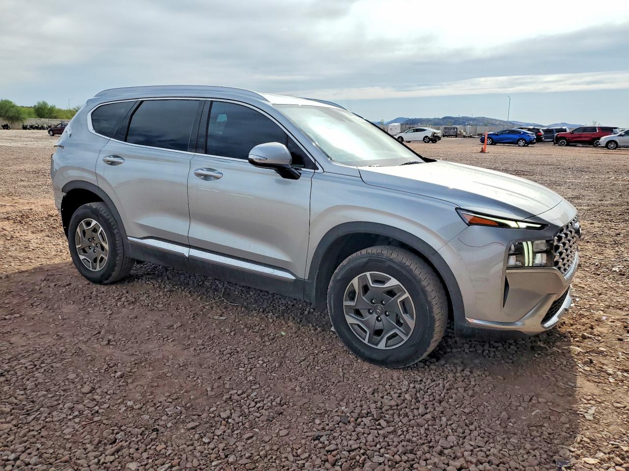 2022 HYUNDAI SANTA FE BLUE — снимка 4
