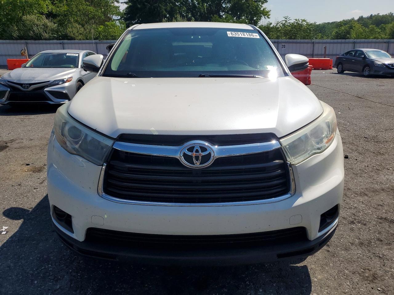 2015 TOYOTA HIGHLANDER LE — снимка 5