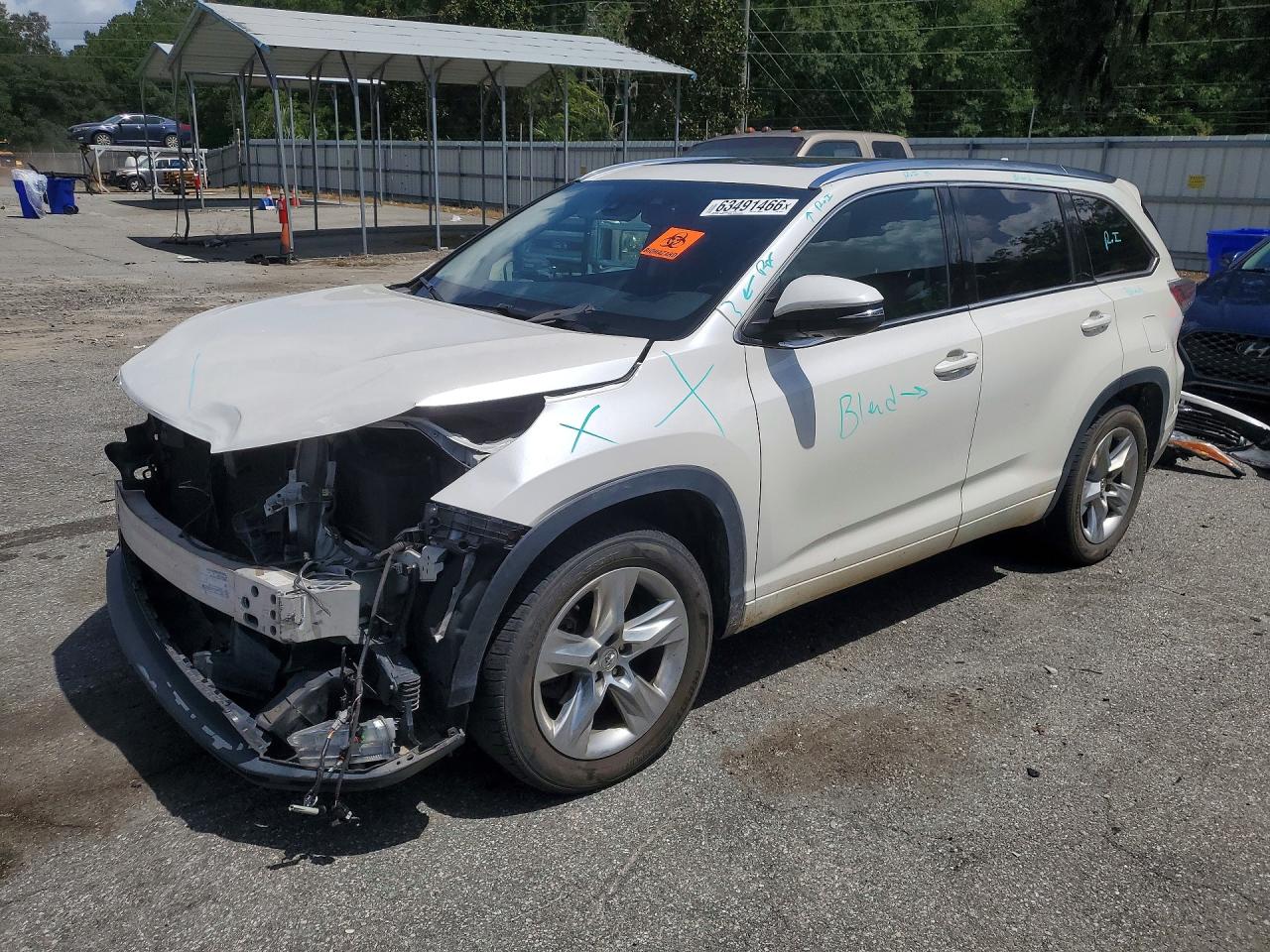2015 TOYOTA HIGHLANDER LIMITED PLATINUM