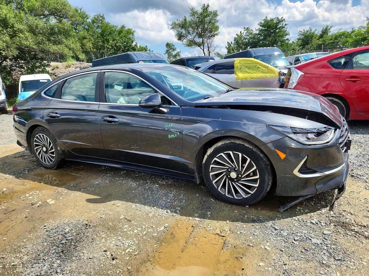 2021 HYUNDAI SONATA HYBRID SEL — снимка 4
