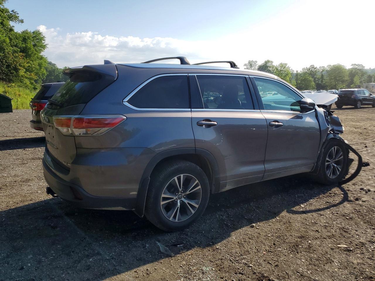2016 TOYOTA HIGHLANDER XLE — снимка 3