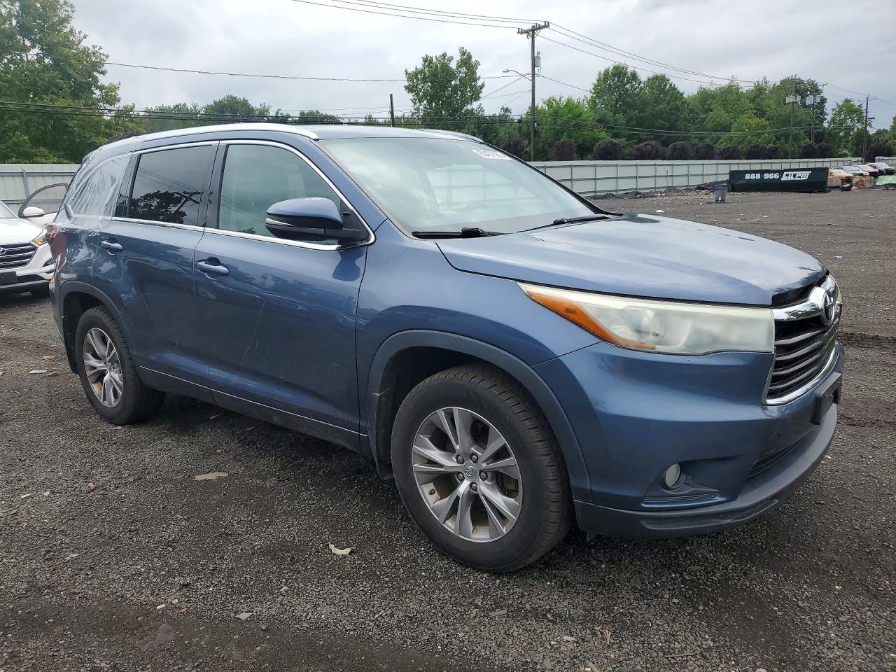 2015 TOYOTA HIGHLANDER XLE — снимка 4