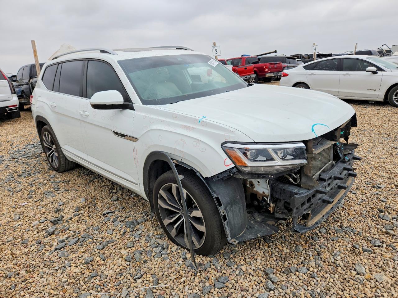 2021 VOLKSWAGEN ATLAS SEL R-LINE — снимка 4
