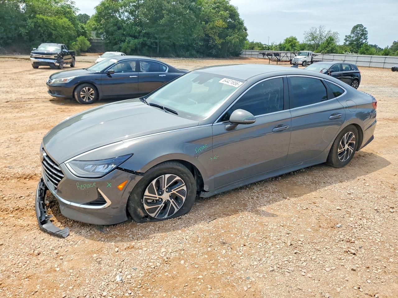 2022 HYUNDAI SONATA HYBRID BLUE