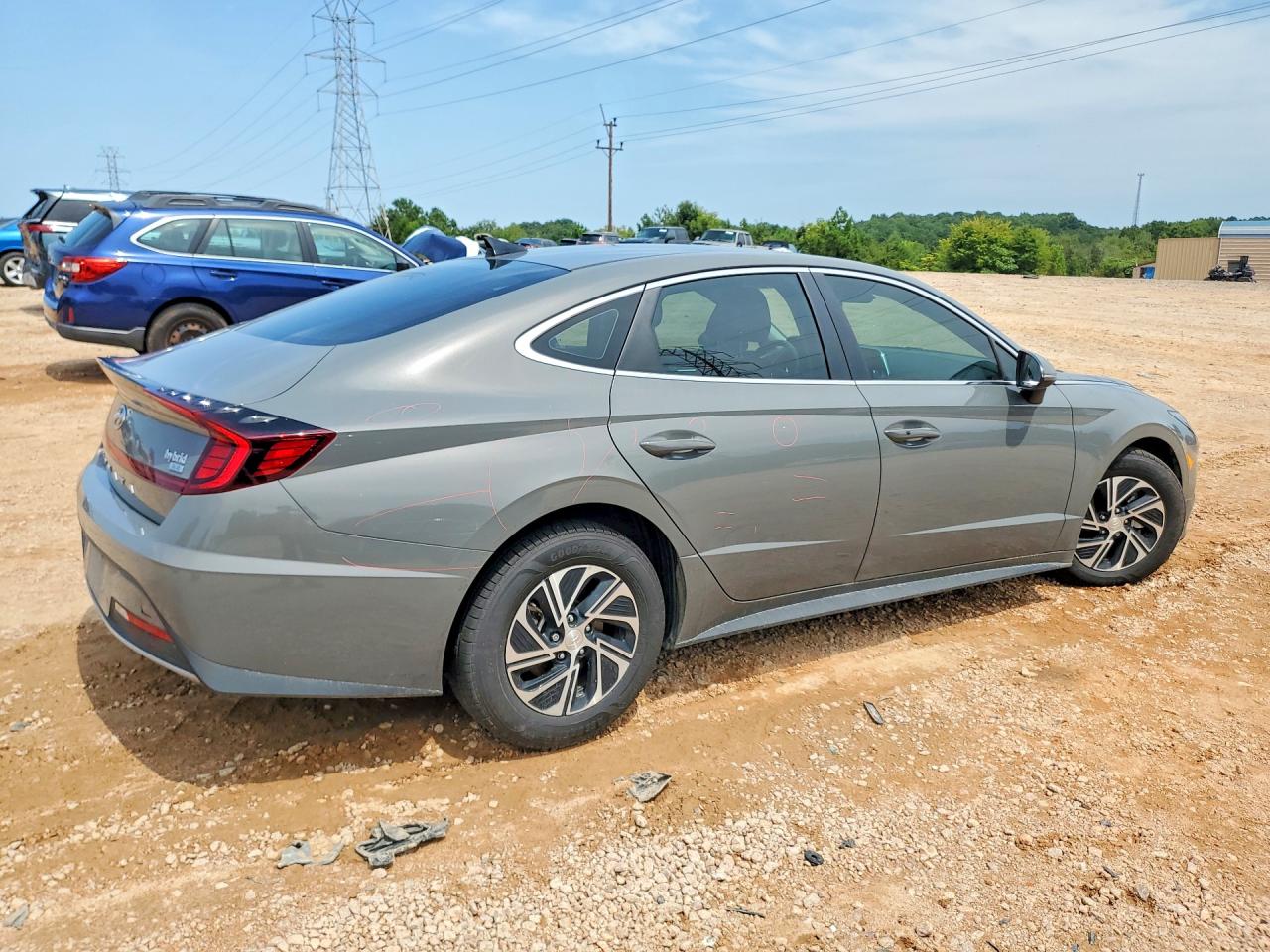 2022 HYUNDAI SONATA HYBRID BLUE — снимка 3