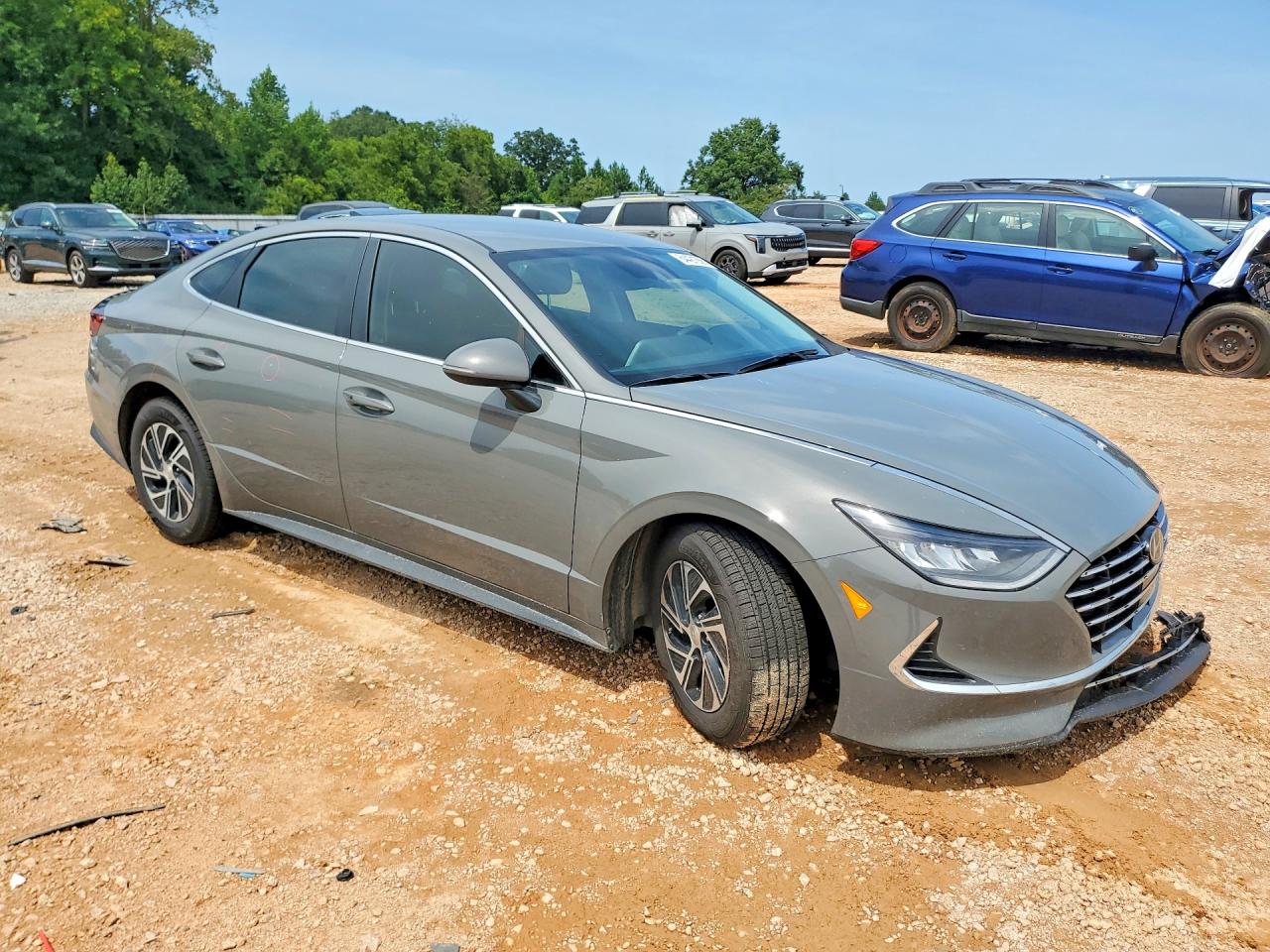 2022 HYUNDAI SONATA HYBRID BLUE — снимка 4