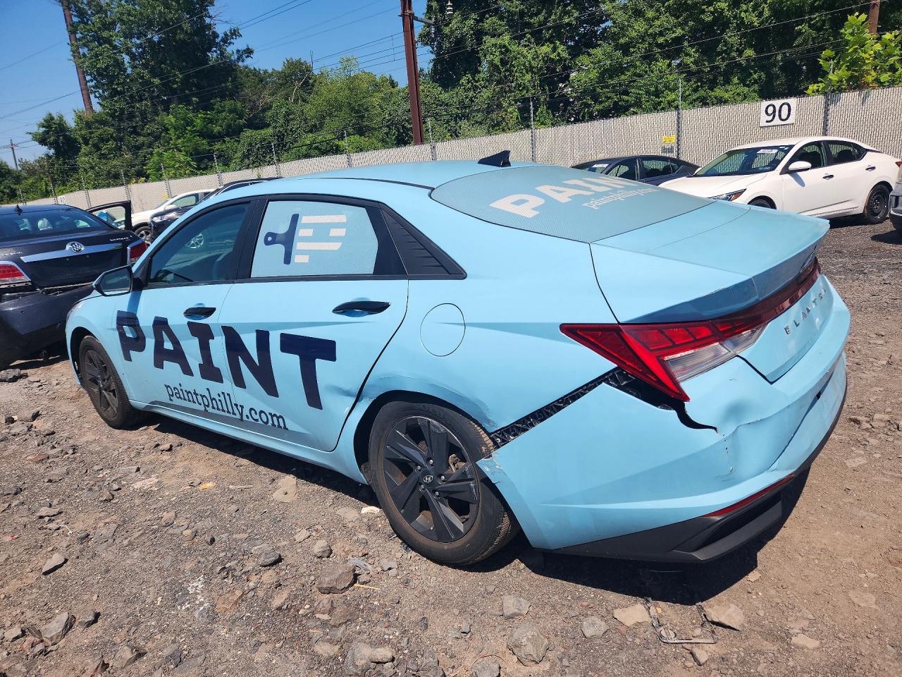 2023 HYUNDAI ELANTRA BLUE — снимка 2