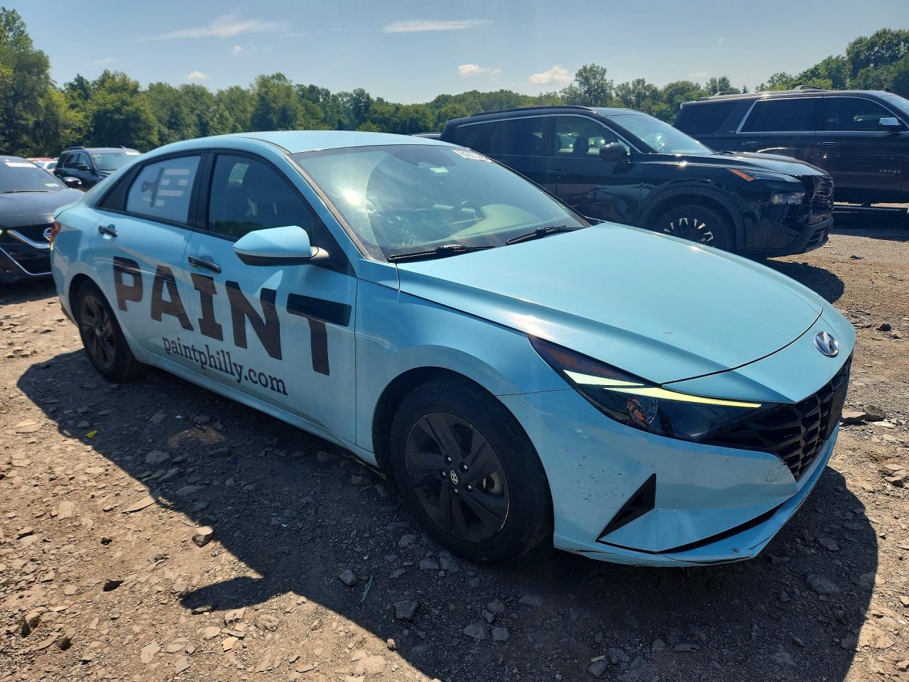 2023 HYUNDAI ELANTRA BLUE — снимка 4