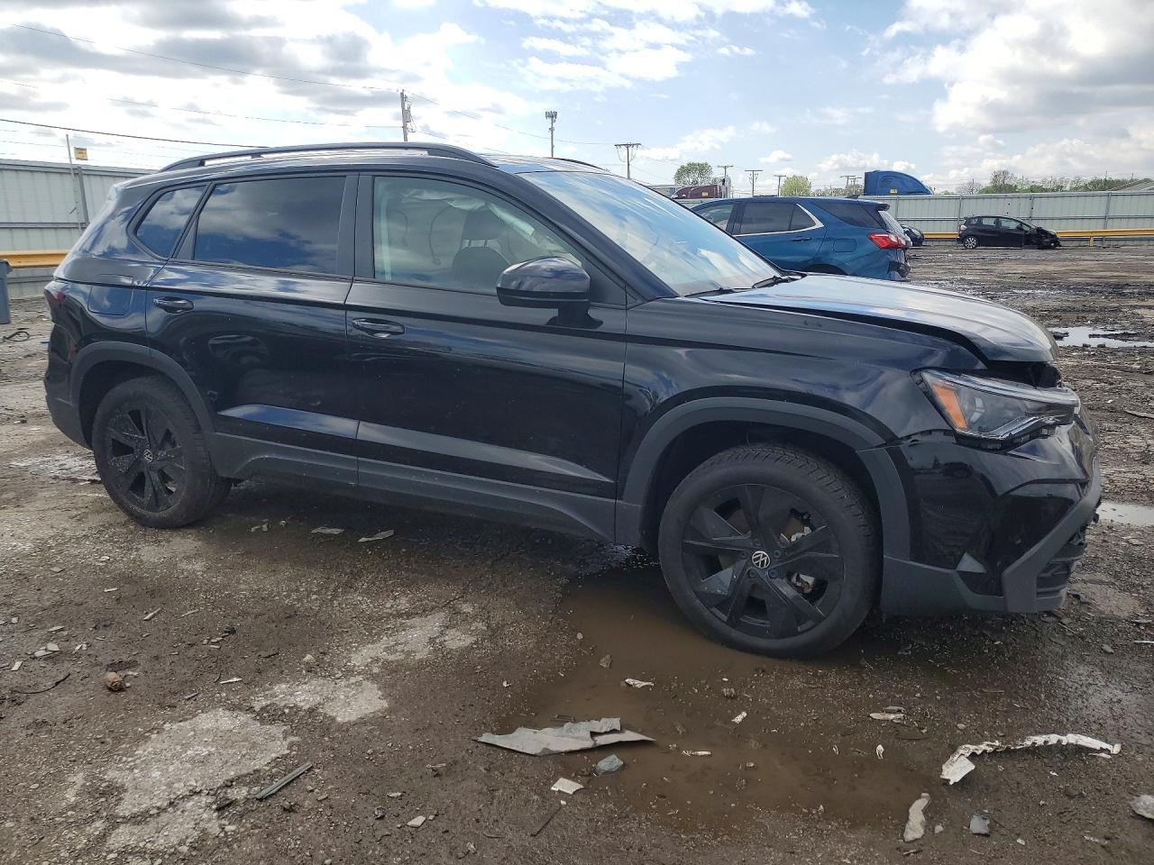 2025 VOLKSWAGEN TAOS SE BLACK — снимка 4