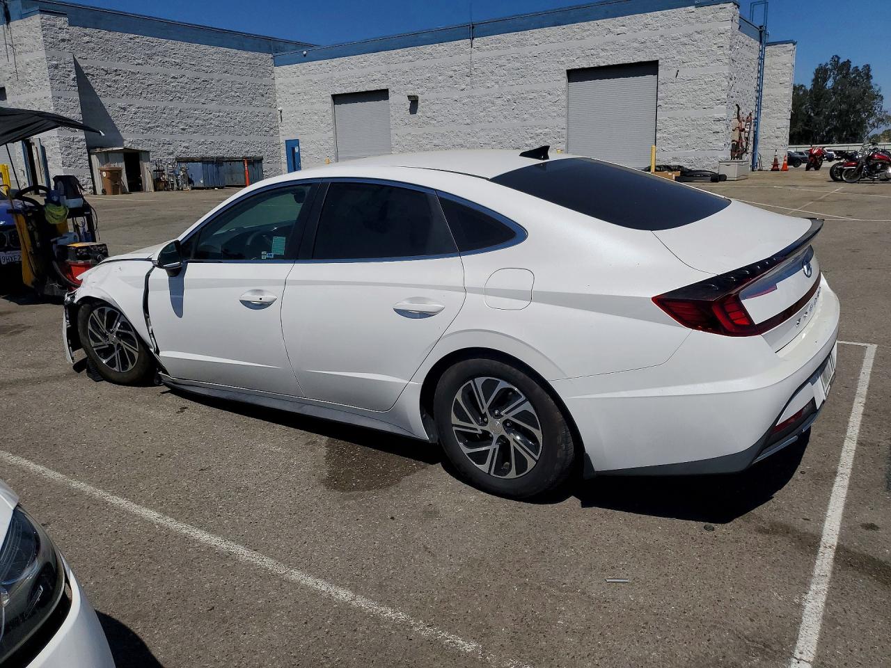 2021 HYUNDAI SONATA HYBRID BLUE — снимка 2