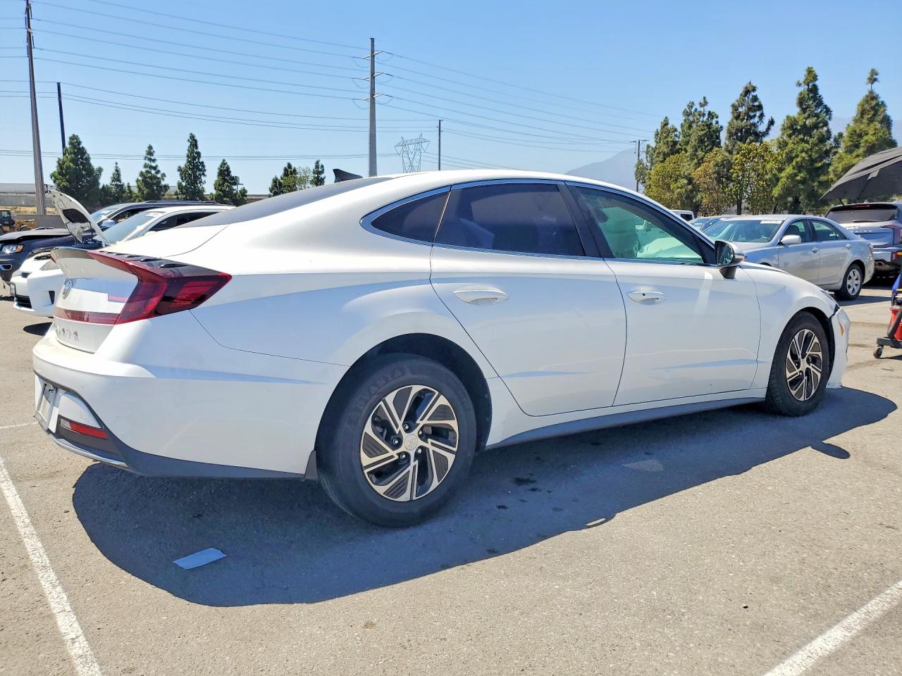 2021 HYUNDAI SONATA HYBRID BLUE — снимка 3