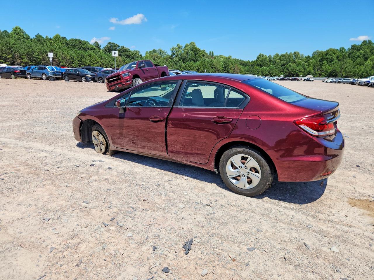 2015 HONDA CIVIC LX — снимка 2