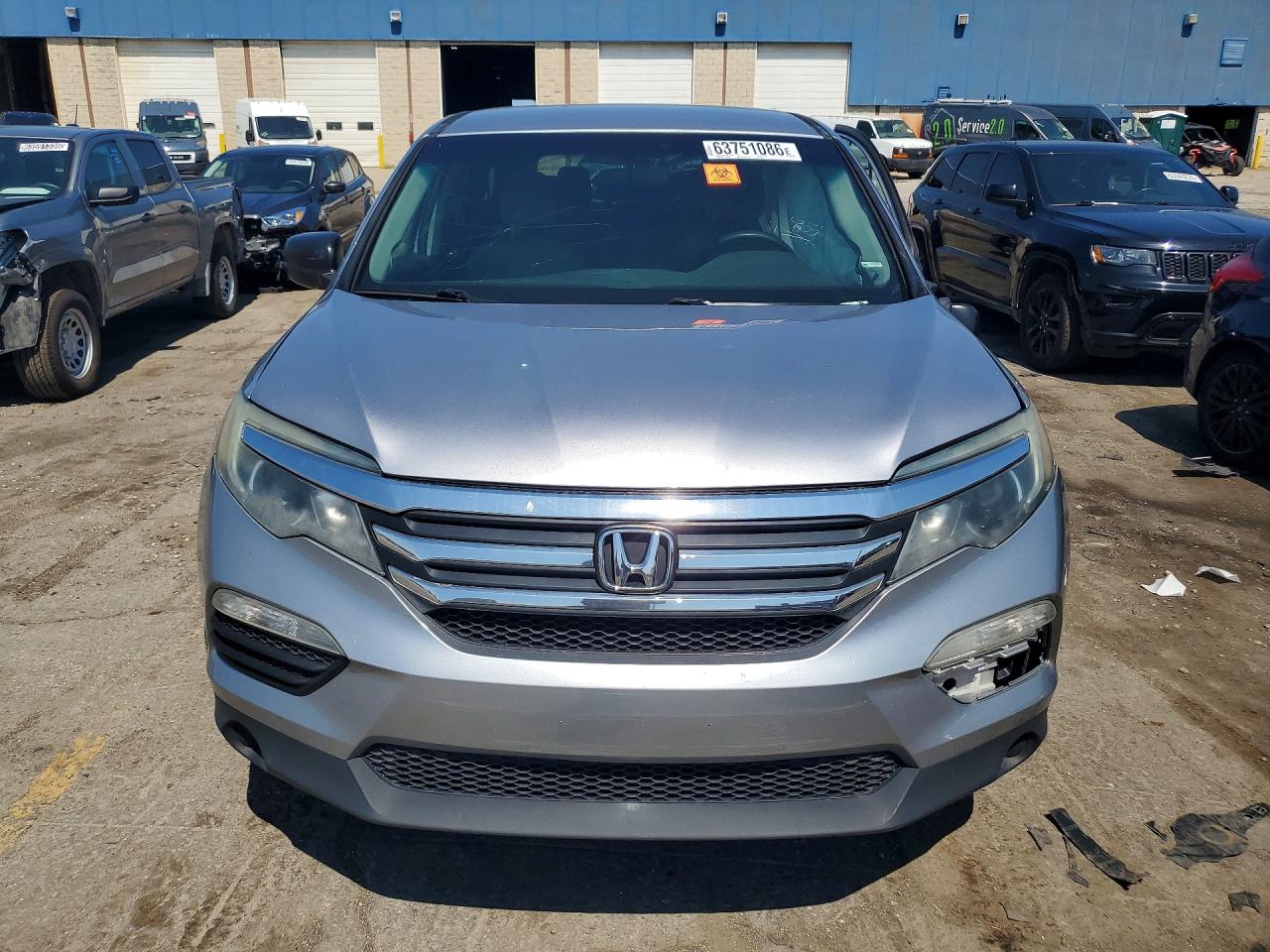 2016 HONDA PILOT LX — снимка 5