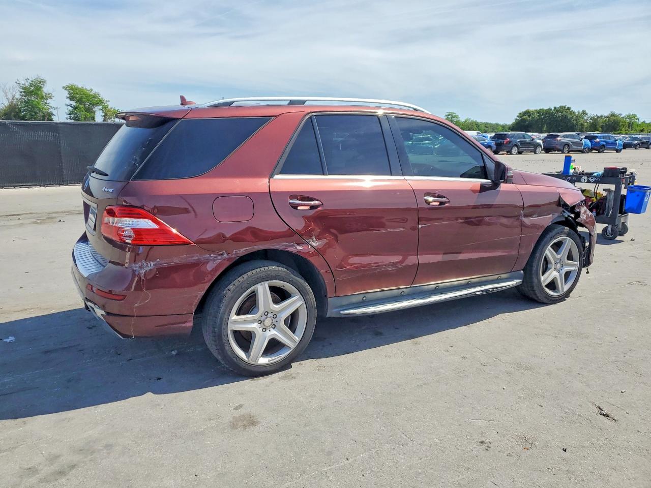 2015 MERCEDES-BENZ ML 350 4MATIC — снимка 3