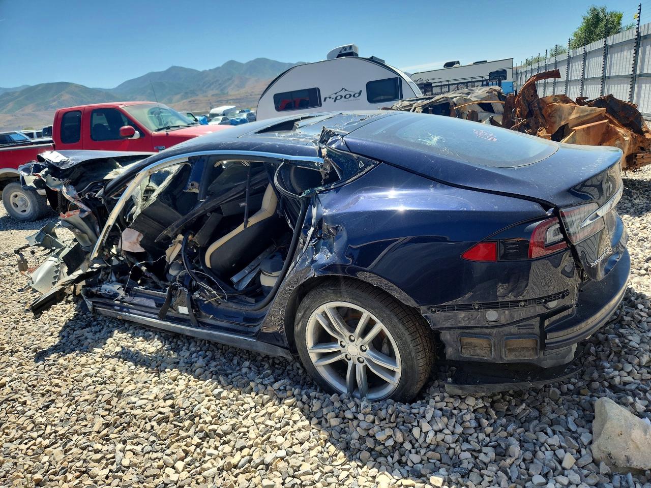 2014 TESLA MODEL S — снимка 2