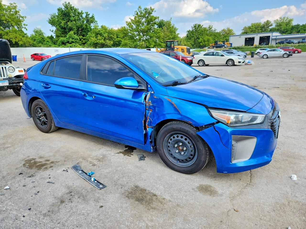 2017 HYUNDAI IONIQ BLUE — снимка 4