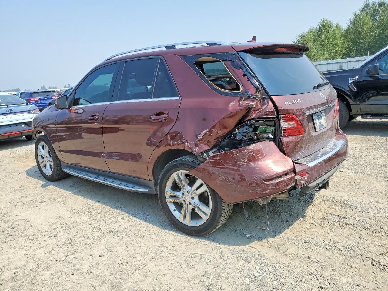 2014 MERCEDES-BENZ ML 350 4MATIC — снимка 2