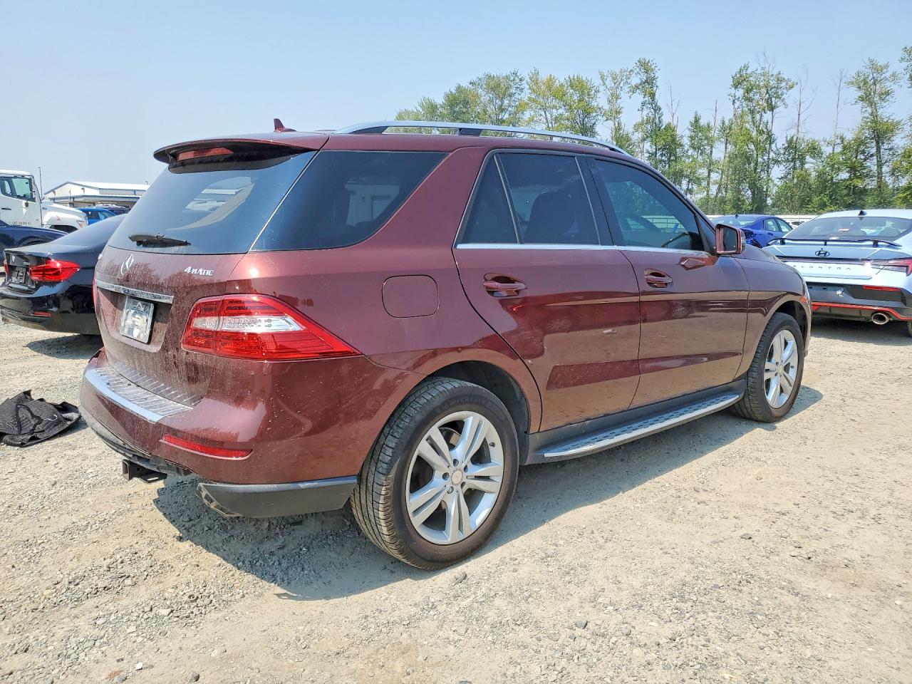 2014 MERCEDES-BENZ ML 350 4MATIC — снимка 3