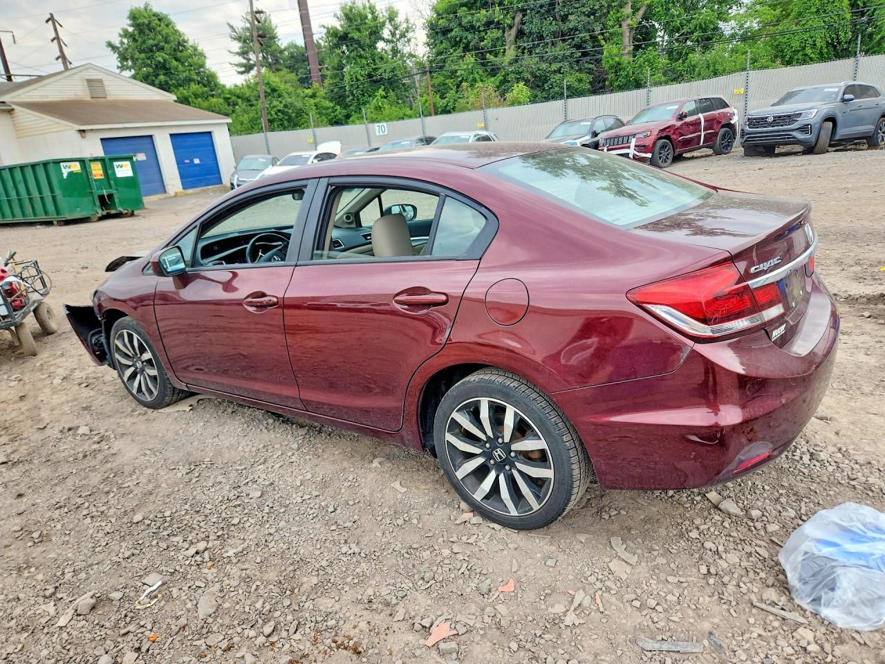2015 HONDA CIVIC EXL — снимка 2
